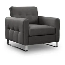 MID.YOU 1,5-Sitzer-Sofa Hera Grau