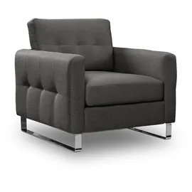 MID.YOU 1,5-Sitzer-Sofa Hera Grau