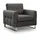 MID.YOU 1,5-Sitzer-Sofa Hera Grau