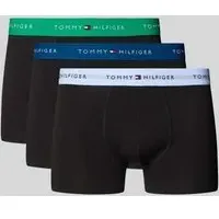 Trunks aus Baumwoll-Mix im 3er-Pack, Black, S