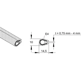 Niedax Kantenschutzband RKBA 10
