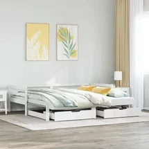 vidaXL Tagesbett 90 x 200 cm Weiß