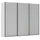 Rauch Schwebetürenschrank CONTIDO 271 x 223 x 68 cm Grau
