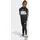 adidas Trainingsanzug ADIDAS SPORTSWEAR "LG 3S TIB FL ST", Jungen, Gr. 122, schwarz-weiß (schwarz, weiß, grau two), Obermaterial: 70% Baumwolle, 30% Polyester, Sportanzüge Trainingsanzug