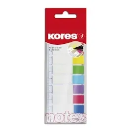 KORES Haftnotiz, Notes Index 12 x 45 mm, 8 x 15 Blatt