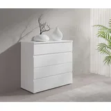Home Affaire Greti Sideboard 91,2 x 84,3 x 42 cm Weiß