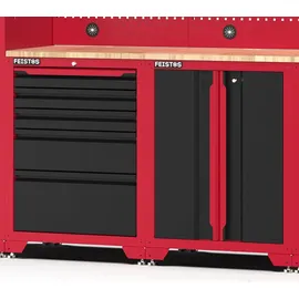 feistos Werkstatteinrichtung Novo 5 Metall Werkzeugschrank | rot