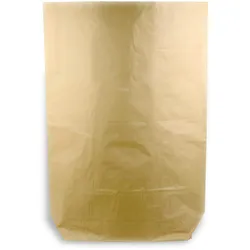 Hypafol Bio Papier Müllbeutel | abbaubare, unbedruckte Biomüllbeutel | ohne Plastik | 2-lagig, Tüten mit 120 L | 700x950+220 mm, 50 Stück