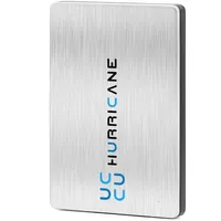 Hurricane 1TB 2.5“ Externe Festplatte USB 3.0 MD25U3 f. Mac PC PS4 Xbox-silber