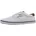Canvas Sneaker aus Baumwolle Low-Top-Leinenschuh mit Flexibler Sohle Weiß 45 EU