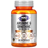 NOW Foods Arginine/Ornithine 100 Kapseln