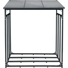 SCHMIDT security tools Kaminholzregal Stahl 143 x 70 x 145 cm Anthrazit