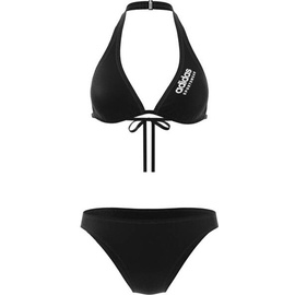 adidas Damen Bikini Neckholder, BLACK/WHITE, XL
