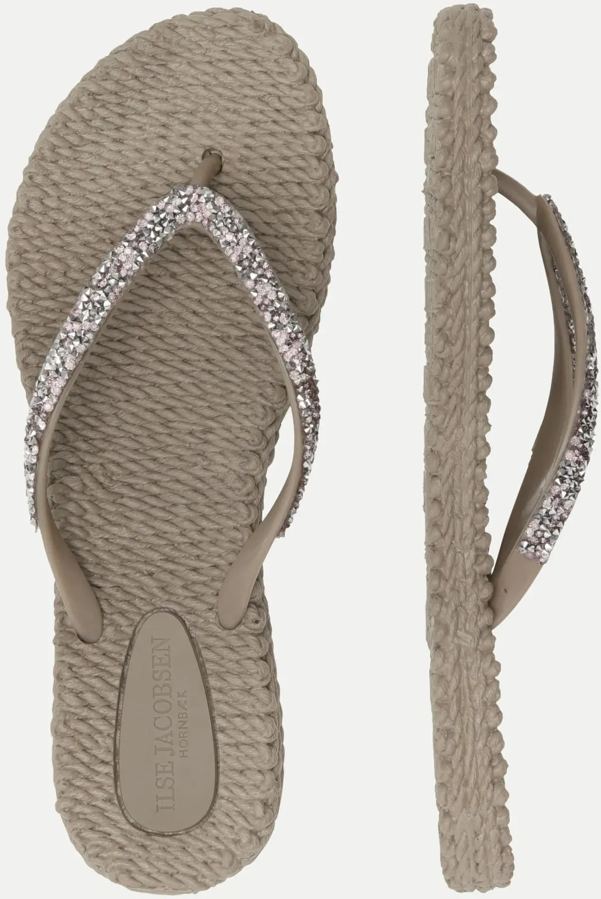 Flip Flops Cheerful mit Schmucksteinen Beige 38