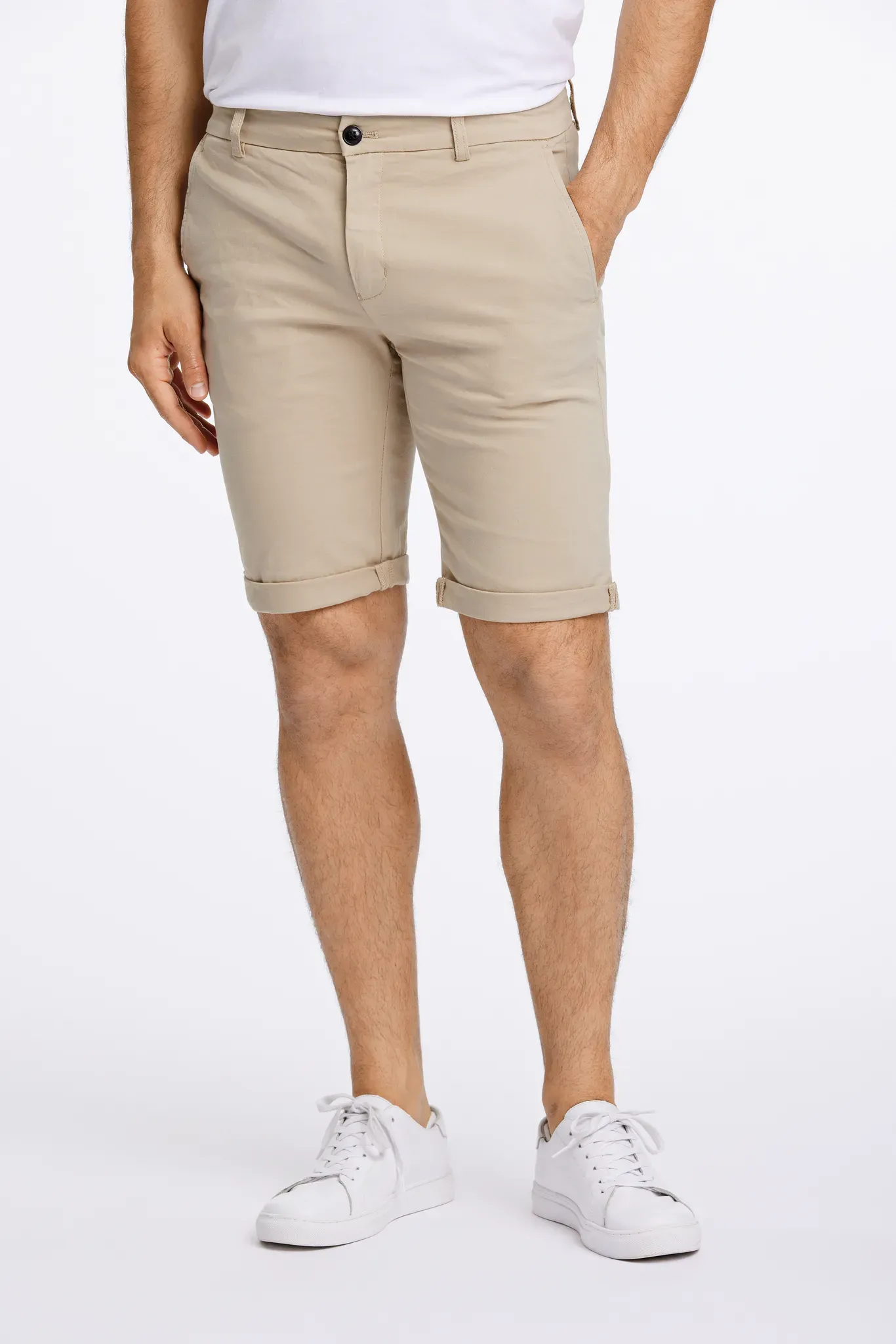 LINDBERGH Chinoshorts, mit Stretch LINDBERGH sand XXL