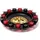 Relaxdays Roulette Trinkspiel 7 x 30 x 30 cm rot/schwarz