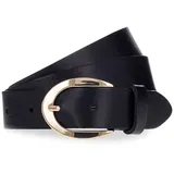 Vanzetti Damengürtel Leder schwarz 95