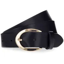 Vanzetti Damengürtel Leder schwarz 95