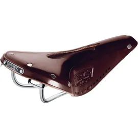 Brooks England B17 Narrow Carved 279 x 151 mm Braun