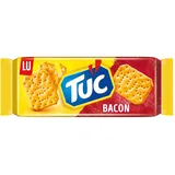 TUC Bacon 1 x 100g I Salzgebäck Einzelpackung I Knabbergebäck mit Bacon-Geschmack I Fein gesalzene Snack-Cracker