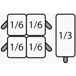 SARO Nudelkorbset 4 x 1/6 + 1 x 1/3