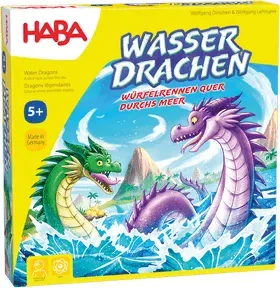 HABA - Kinderspiel Wasserdrachen, Würfelspiel und Laufspiel