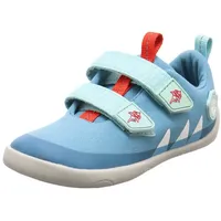 Affenzahn Barfußschuh Lucky Hai Hellblau / Rot 26