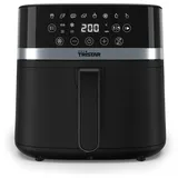 Tristar Digitale Heißluftfritteuse, 6L, 8 Programme, LED-Touchscreen, Vorheizen & Shake-Erinnerung, PFAS-frei, Automatische Abschaltung, Spülmaschinenfest, 1700W, FR-9416