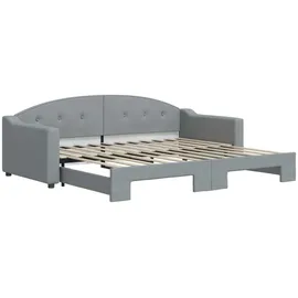 vidaXL Tagesbett 90 x 200 cm Hellgrau