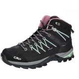 CMP Damen Trekking Shoes Rigel Mid Wmn Trekkingschuhe Wp, Piombo-Orchidea, 40,