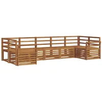 vidaXL Sofagarnitur 7-tlg. braun