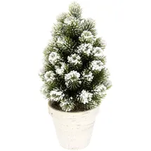 Flair Flower Künstlicher Tannenbaum mit Schnee grün 60 cm