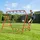 Homcom Fußball Rebounder mit verstellbaren Winkeln rot