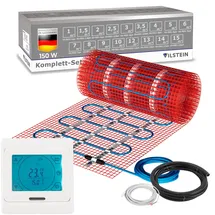 VILSTEIN Elektrische Fußbodenheizung 150W/m2 0,5m Breit 7m2 - 14m