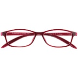 I NEED YOU FLXXreader 2 G40600, Lesebrille aus TR-90 mit Etui, Rot, +1 Dioptrien