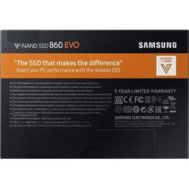 Samsung 860 EVO 1 TB 2,5" MZ-76E1T0B/EU