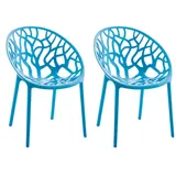 CLP Hope Stapelstuhl 59 x 60 x 80 cm blau 2 St.