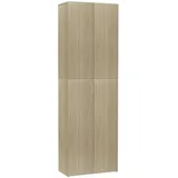 vidaXL Büroschrank Sonoma-Eiche 60x32x190 cm Holzwerkstoff