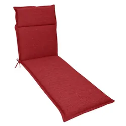 Gartenliegen-Auflage Unica 193 x 60 cm Stoff Rot