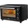 ICQN 50L Minibackofen mit Umluft, 1800 W, Innenbeleuchtung, 5 Kochfunktionen, 60 Min Timer, inkl. Backblech Set, Mini-Öfen