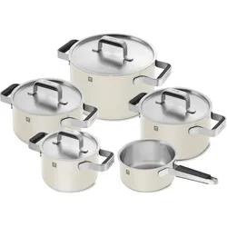 Zwilling Pure Edelstahl-Kochgeschirr-Set - silber