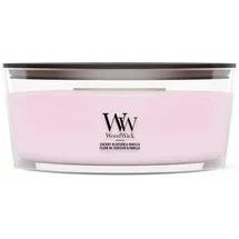 Woodwick Cherry Blossom & Vanilla Duftkerze 454 g beige/pink