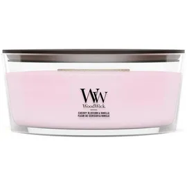 Woodwick Cherry Blossom & Vanilla Duftkerze 454 g beige/pink