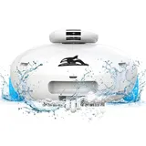 Kabelloser Poolroboter für Bodenpool, automatischer Poolsauger hält 140 Min mit starker Saugkraft, Selbstparker, 230μm für oberirdischen/flache...