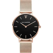 Paul Valentine Damen Armbanduhr PEARL ROSE GOLD MESH 32 MM PV32211