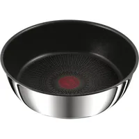 Tefal L97333502 Ingenio Präferenz Sautéuse 24 cm, Edelstahl, Nicht -Schicht, Griff getrennt verkauft, alle Lichter einschließlich Induktion,