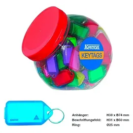 BASI Schlüsselanhänger 8530-9010 farbig sortiert 70St.