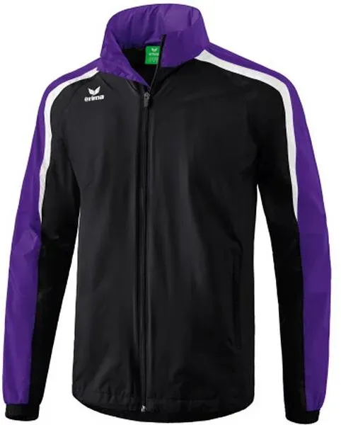 ERIMA Kinder Liga 2.0 Allwetterjacke, Schwarz/Violet/Weiß, 128