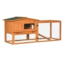 PawHut Kleintierstall 156 x 58 x 68 cm orange