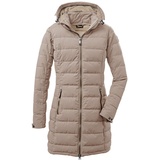 G.I.G.A. DX Killtec Damen Gw 13 Wmn Qltd Prk Funktionsparka Steppparka mit abzippbarer Kapuze, hellbeige, 36 EU